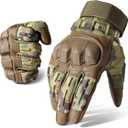 wtactful Touch Screen Motorcycle Tactical Gloves for Men Airsoft Paintball Gear MTB Bike Cycling Cross-Country Motorbike ATV Hunting Hiking Riding Driving Work Outdoor Full Finger Gloves M Camo