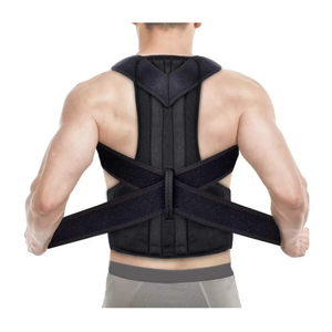 Plus Size Posture Corrector S-5XL Back Brace For Men Women Teenagers Students, Fully Adjustable Full Back Support Belt Shoulder Posture Support For Hunchback Scoliosis, Size Large