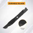 942-0741A Mulching Mower Blades Replace Cub Cadet/MTD/Troy Bilt 742-0741 742-0741A 942-0741 Compatible with Troy Bilt TB130 TB240 TB160 TB115 TB230 TB110 Craftsman M230 M250 21" Deck Lawn Mower