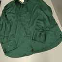 Zeagoo Satin Blouses for Women Silk Button Down Shirts Long Sleeve Business Casual Tops (Medium, Evergreen)