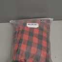 Buffalo Curtains 2 Panels Buffalo Check Window Curtains Room Darkening Blackout Drapes Farmhouse Rustic Curtains Red/Black, 52x63in