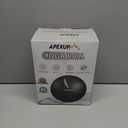 APEXUP Yoga Ball Exercise Ball Anti Slip Heavy Duty for Fitness, Balance & Core Workout (M (19"~22) 55cm, Black)