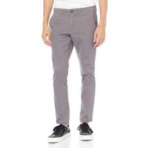 Mens Skinny-Fit Casual Stretch Chino Pant (38W x 28L, Charcoal)