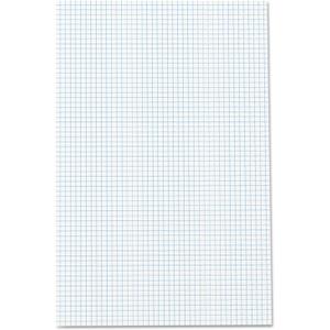 Ampad Quadrille Double Sided Pad, 11 x 17, White, 4x4 Quad Rule, 50 Sheets, 1 Pad (22-037)