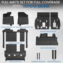 Floor Mats for Toyota Sienna 2021-2026 8 Seats, with Cargo Mat