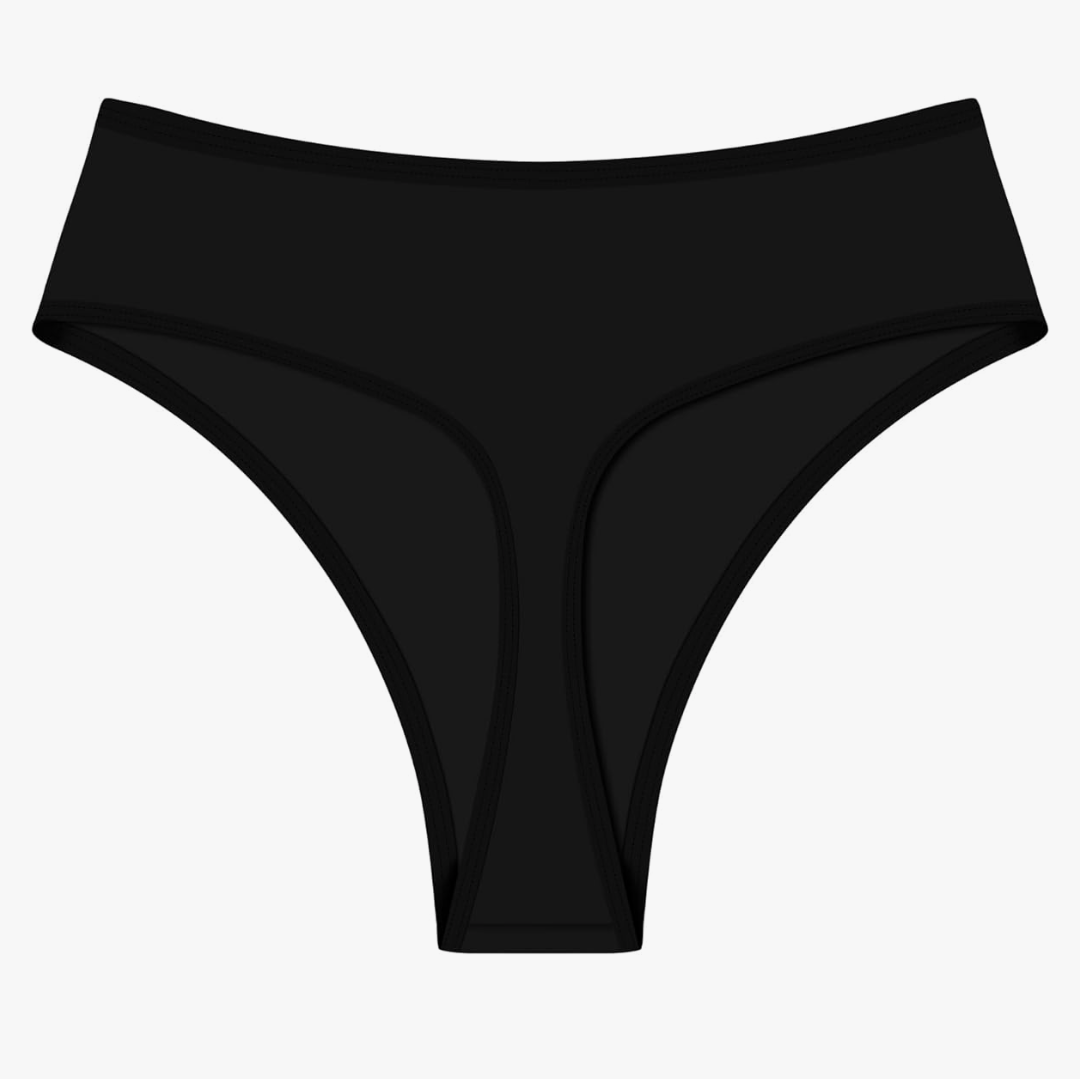 Womens High Waisted Thong Bikini Bottoms Swimsuit Bottoms High Cut Rave Bottoms Size S