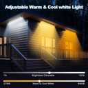 LED Wall Washer Light Bar, Tunable White 2700K-6500K, Smart WiFi App and RF Remote, Smooth Dimming, 8 Modes, Linkable 20in IP65, AC120V Plug-in for Porch Patio Sign, 20" 36W Tunable White