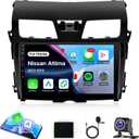 Leadfan Carplay Radio for Nissan Altima 2013 2014 2015 Car Stereo Android 12 10.1 inch Touch Screen for Altima Wireless CarPlay Android Auto GPS Navigation Head Unit Bluetooth WiFi SWC+Backup Camera