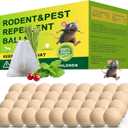36 Pack Peppermint Rodent Repellent - Portable Mouse Repellent for Indoor & Outdoor Use, Long-Lasting Safe Mice Repellent, Natural Effective Mouse Repellent Pouches for Home/Garage/Garden (36)