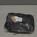 BAGSMART Toiletry Bag Travel Bag with Hanging Hook, Water-resistant Makeup Cosmetic Bag Travel Organizer for Accessories, Shampoo, Full-size Container, Toiletries (Black, Medium)