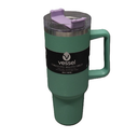 FF VESSEL SS TUMBLER W/ HANDLE 40 OZ GRN