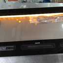 GarveeHome 70 in Fireplace TV Stand with 36 in Electric Fireplace, 12 Colors LED Lights, 750W/1500W for Max 80 in TV, 2 Tier Storage 2 Door Cabinet