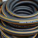 Giraffe Tools Garden Hose 25ft x 5/8", Water Hose Heavy Duty, Flexible, Lightweight Hybrid Hose with Swivel Handle, Male to Female Fittings, Burst 600 PSI