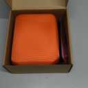 Relaxweex EVA Hard Case with Customizable Foam 7.8 x 6.3 x 3.5 Inch Protective EVA Carrying Case Shockproof Outdoor for Camera, Digital Products, Electronic Instruments with Knife, Orange