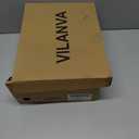 Vilanva Platform Slippers for Women Cozy Fur Lined Slip on Mary Jane Winter Shoes Warm Comfy House Slippers for Indoor Outdoor (8.5, Taupe)