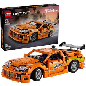 LEGO Technic Fast and Furious Toyota Supra MK4 Building Kit- Toy Car for Kids, Boys, and Girls, Ages 9+ - Creative Gift for Fast and Furious Car Fans - Realistic Engineering Details - 42204