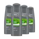 DOVE MEN + CARE Fortifying 2-in-1 Shampoo and Conditioner Fresh and Clean with Caffeine 4 Count For Everyday Care Helps Strengthen and Nourish Hair 12 oz