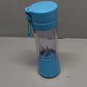 Portable Blender for Smoothies & Shakes - Cordless Personal Size Blender with 6 Blades, 380Ml Juice Cup, Lightweight & Rechargeable, Freshly Squeezed for Picnic/Sports/Office (Blue)