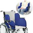 Lateral Support for Wheelchair, Chair Lateral Support Cushion for Elderly, Wheelchair L-Shape Padded for Help Prevent Leaning to One Side, Patient Assistance Body Positioner (1 Pair)