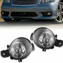 2-Pack H11 Clear Lens Halogen Fog Light Replacement for Altima/Maxima/Sentra/Infiniti Driver and Passenger Side NI2593117, NI2592117
