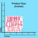 (3Pcs) in My Kindle Era Sticker, Bookish Sticker, Book Club Sticker, Bookish Stickers, Reading Stickers, Bookish Sticker Decals for Books Laptops Phone Water Bottles Tumbler Cup Kindle 3x3 Inch