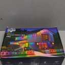 Permanent Outdoor Lights Pro,150ft with 90 LED RGB IC Smart Eave Light for Outdoor Decorations,IP67 Waterproof with Remote/App Control,DIY LED Scenes Modes for House Roof Decor, Black