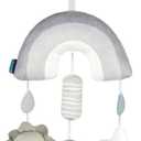 Nursery Crib Mobile Crib Rattles Hanging Wind Chime Bed Bell Toy for Boys Newborn Girls, 39cmx20cm