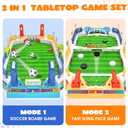 Mini Soccer Board Game for Kids, Birthday Christmas Soccer Gifts for 3 4 5 6 7 8-12 Year Old Boys, Football Table Toys, Pinball Interactive Sports Game for Indoor, Home Party, Family, Playroom, Travel