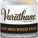 Varathane 368029 Less Mess Wood Stain and Applicator, 4 oz, Dark Walnut
