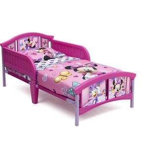 Delta Children Plastic Toddler Bed, Disney Minnie Mouse