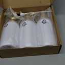 HOMCDALY Shampoo and Conditioner Dispenser, 21oz 3-Pack Refillable Pump Bottles, Shampoo Container, Empty Pump Bottle, Bathroom Shower Dispenser21oz-White&Gold