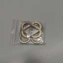 uxcell 4Pcs 1.4 Inch Oval Spring Ring Clips, Zinc Alloy Snap Hooks O Ring, Purse Hardware Replacement for Backpack Wallet Keys Bag Strap and Craft Projects, Bronze