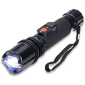 POLICE Stun Gun 305 - Rechargebale with LED Flashlight, Black