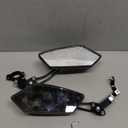 Diyife Bike Mirror 1 Pair, [New Version] HD Wide Angle Large Handlebar Rearview Mirror, Blast-Resistant 360Adjustable Bicycle Rear View Mirror Accessories for Ebike Mountain Road Bike (2 PCS-Black)