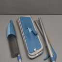 Spray Wet Mops for Hardwood Floor Cleaning: MEXERRIS Floor Mop with 3 Washable Pads for Swiffer Powermop - Refillable Dust Dry Mop Home Commercial Mops for Wood Laminate Ceramic Tiles Vinyl (Cyanine)