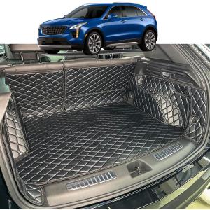 for 2019-2025 Cadillac XT4 Trunk Mat and Rear Backrest Mat Cargo Liners All Weather Anti-Slip