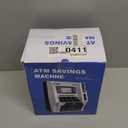 Blingbin Upgraded ATM Piggy Bank for Kids, ATM Bank Machine for Real Money with Debit Card, Bill Feeder, Coin Recognition, Balance Calculator, Electronic Saving Safe Machine Box for Boys Girls Gift