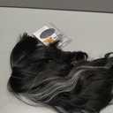 MORTICIA White and Black Wig Short Curly Women Bob Wig Full Bang Wavy Texure Heat Resistant Synthetic Short Women Wig (White and Black)