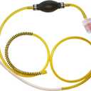 GasTapper Fuel Transfer Pump - 6 Ft Siphon Pump for Gas, Water, Oil, Fluid - Manual Hand Pump