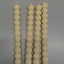 Ivory Candlestick Dripless Taper Candles Unscented Party Gift Winter Holiday Dinner Table Decorations 15h Long Burning 9 inch Set of 4,2C