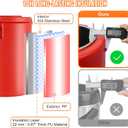 VEVOR Stainless Steel Insulated Beverage Dispenser, 4.5 Gallon 17.2 Liter, Thermal Hot and Cold Drink Server Dispenser with Spigot Handle, Food-grade for Hot Tea Coffee Water Restaurant Drink Shop