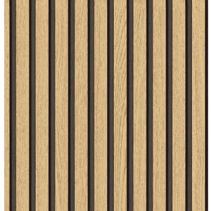 MyforHD Wallpaper Peel and Stick Wood Grating Stripe Self-Adhesive Wallpaper Faux Wood Contact Paper Wood Slats Self Adhesive Wall Paper PVC Vinyl Film Removable Waterproof 17.3" x 393"
