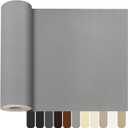 OcePor Self Adhesive Leather Repair Patch, 36 x 90 inch Leather Repair Tape, Leather Patches for Furniture, Vinyl Leather Repair Kit for Couches, Boat Seats, Furniture, Cars(Grey) (36 x 90 Inches)