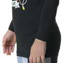 VENTELAN Family Matching Christmas Pajamas Set Holiday Santa Claus Sleepwear Xmas PJS Set for Couples and Kids (3T, Black-plaid)