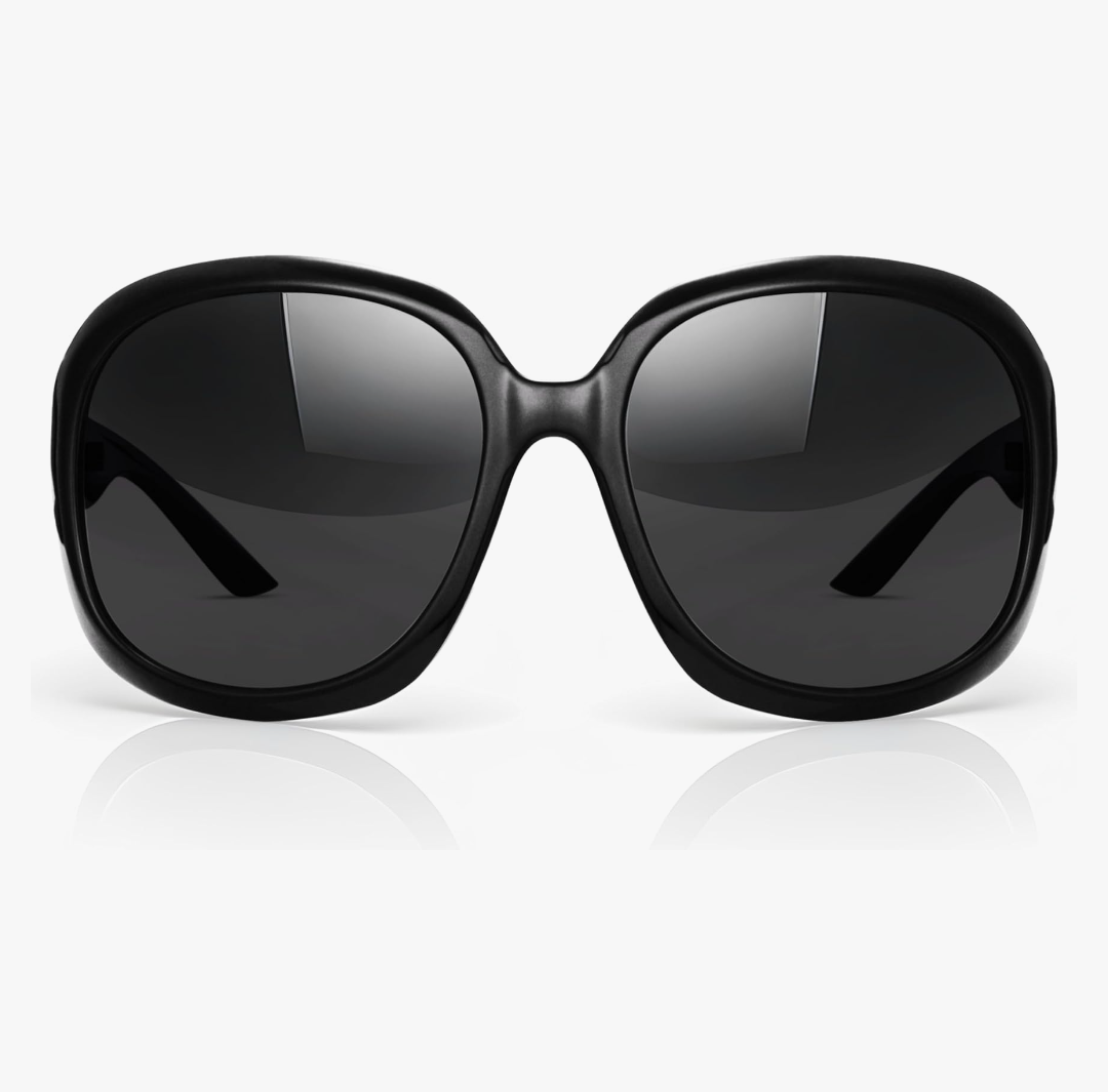 Miyya Bug Eye Oversized Polarized Sunglasses Womens, Trendy Retro Sun Glasses for Women 2024, Oversized UV Protection Shades