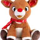 KIDS PREFERRED Rudolph the Red - Nosed Reindeer - Stuffed Animal Plush Toy 8 inches