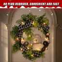 2 x 2 Pack Battery Operated Christmas Lights for Tree Decorations7ft 20 LEDs Farmhouse Truck String Lights for Indoor Christmas Tree Garland DecorWarm White