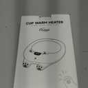 PUSEE Mug Warmer,Coffee Warmer for Desk Candle Warmer Auto Shut Off,Coffee Cup Warmer with 3 Temp Settings,Electric Beverage Warmer Plate for Coffee,Tea,Water Milk and Cocoa(Not Include Cup)