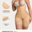 FeelinGirl Shapewear Shorts Underwear Butt Lifting Panties High Waist Tummy Control Compression Shorts for Women (Brown, M)