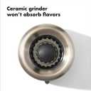 NEW OXO Good Grips Contoured Mess-Free Salt Grinder, Gray, One size
